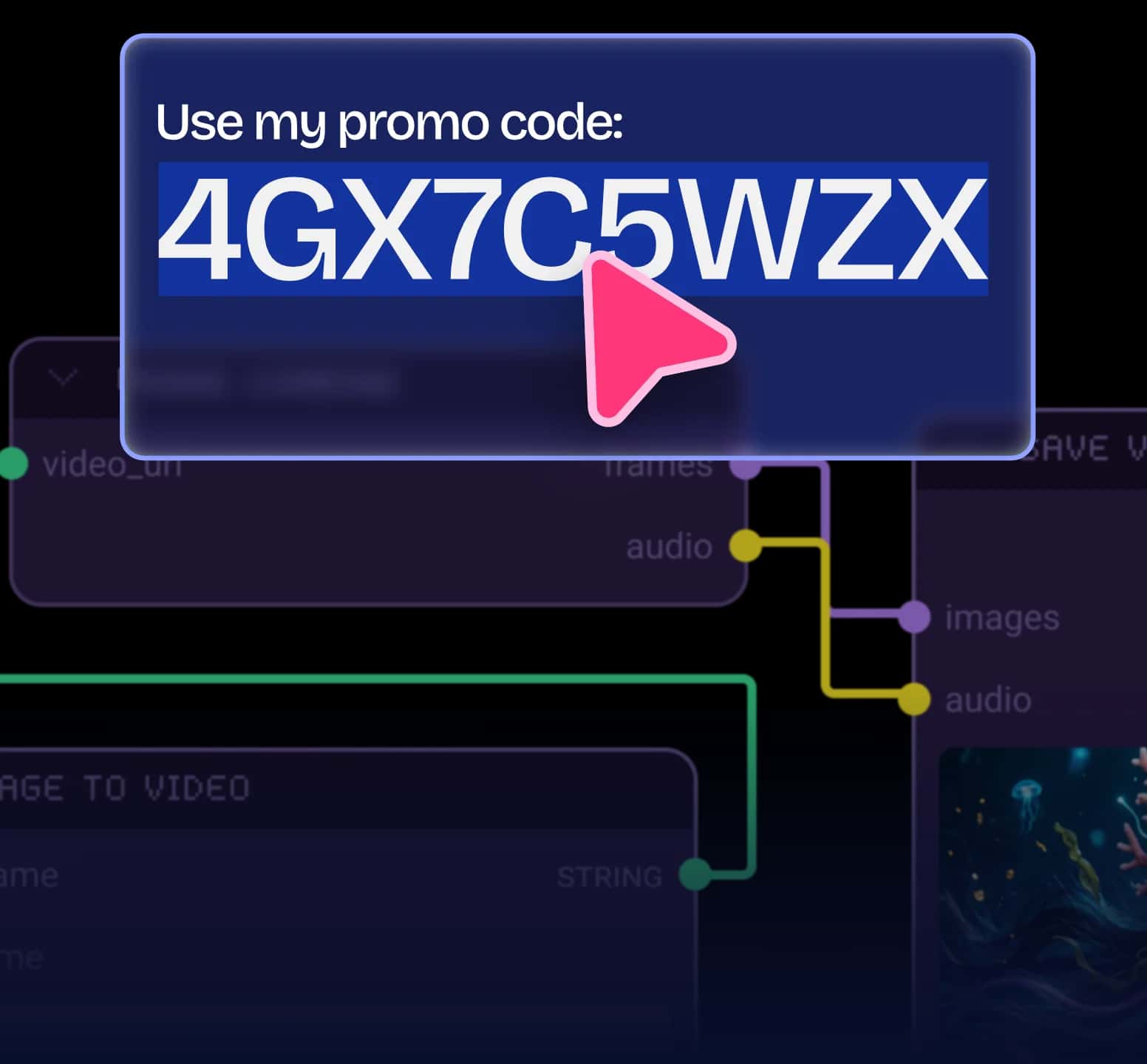 Get your promo code