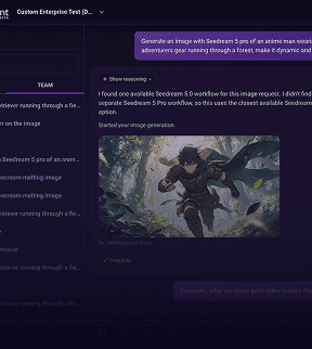 Floyo Agent chat interface preview