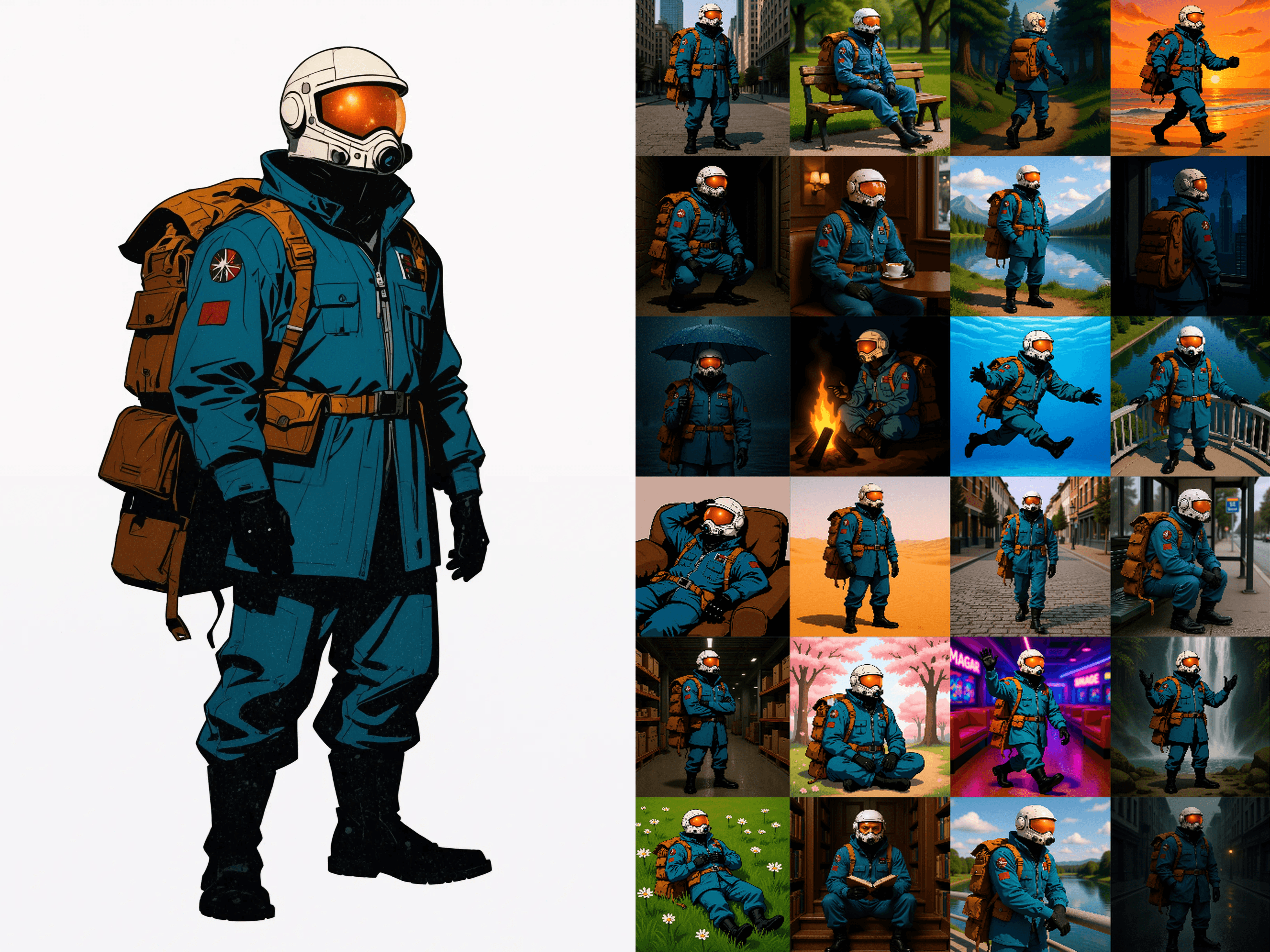 Flux Kontext - Single Image to Character LoRa Dataset