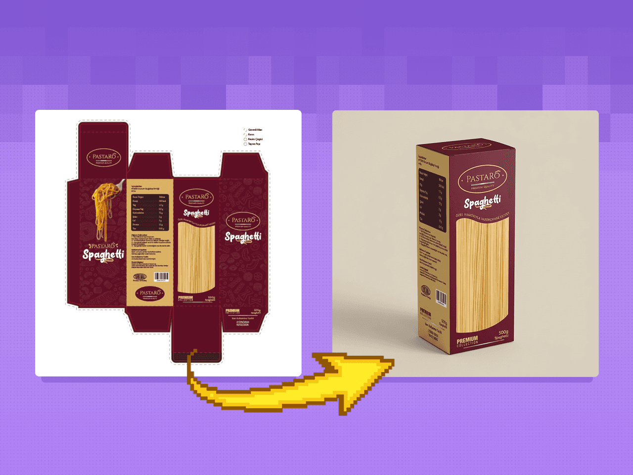 Create Photorealistic Packaging from Dielines