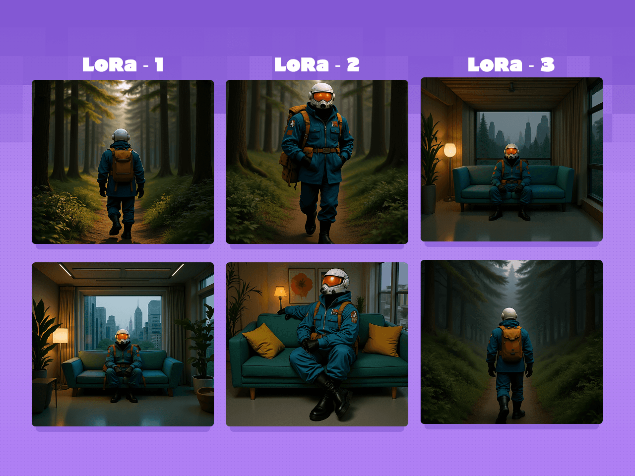 Flux Character LoRA Test and Compare